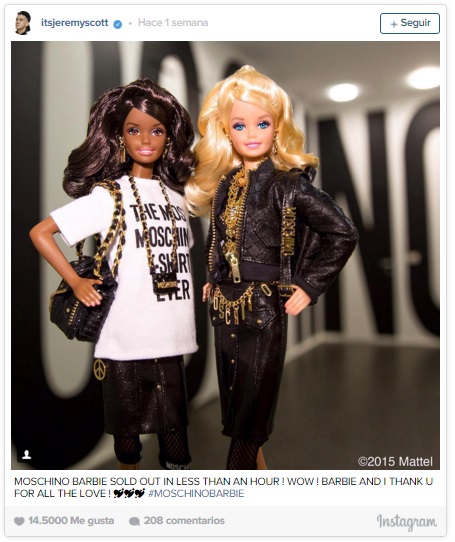 moschino barbie