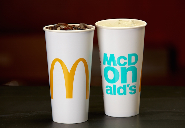 Los colores y la tipografía son parte importante de este cambio para McDonald's.