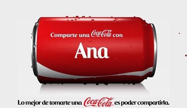  Coca-Cola lanza latas personalizadas.
