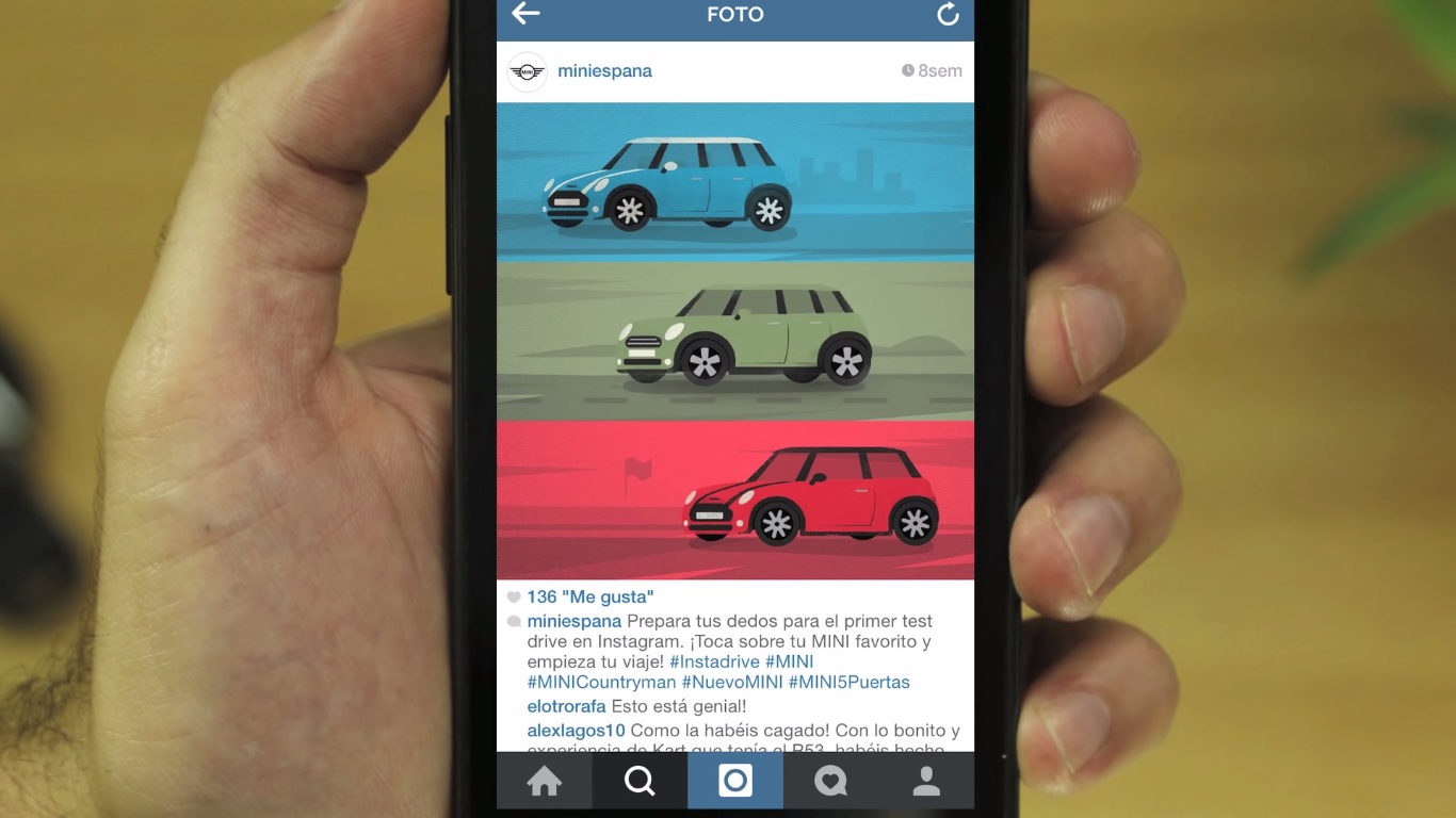 perfil mini en instagram