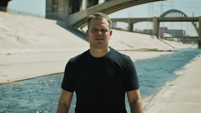 Matt Damon es el vocero de esta campaña de Stella Artois.