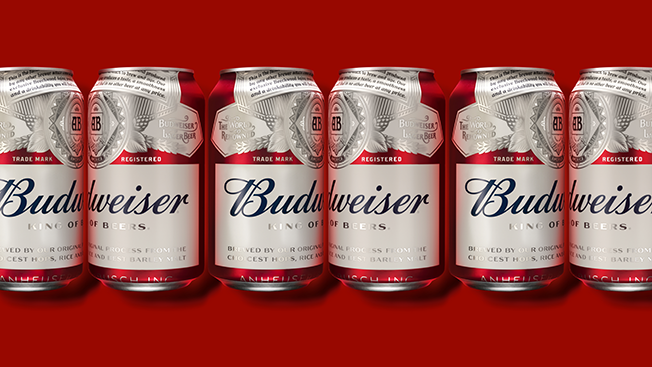 Este es el rediseño número 13 de Budweiser.