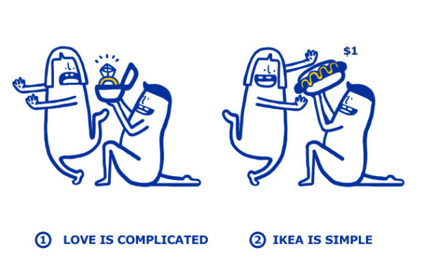 Ikea apuesta por el humor en este San Valentín.