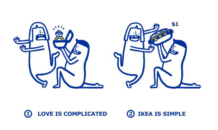 Ikea apuesta por el humor en este San Valentín.