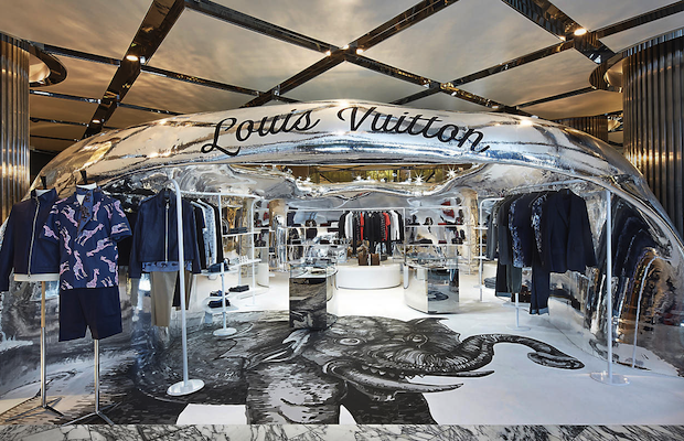  Louis Vuitton presenta una tienda impresa en 3D