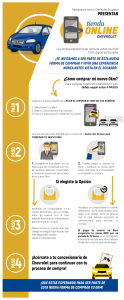 Infografia Tienda online Chevrolet