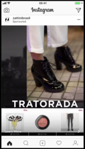 Instagram Collection Ads Realidad Aumentada