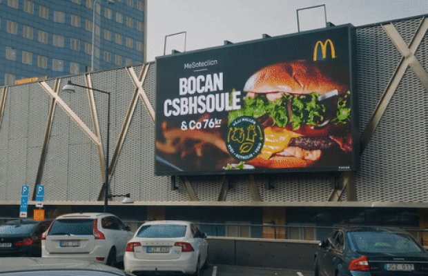  McDonald’s Suecia genera conciencia de la dislexia en su última acción