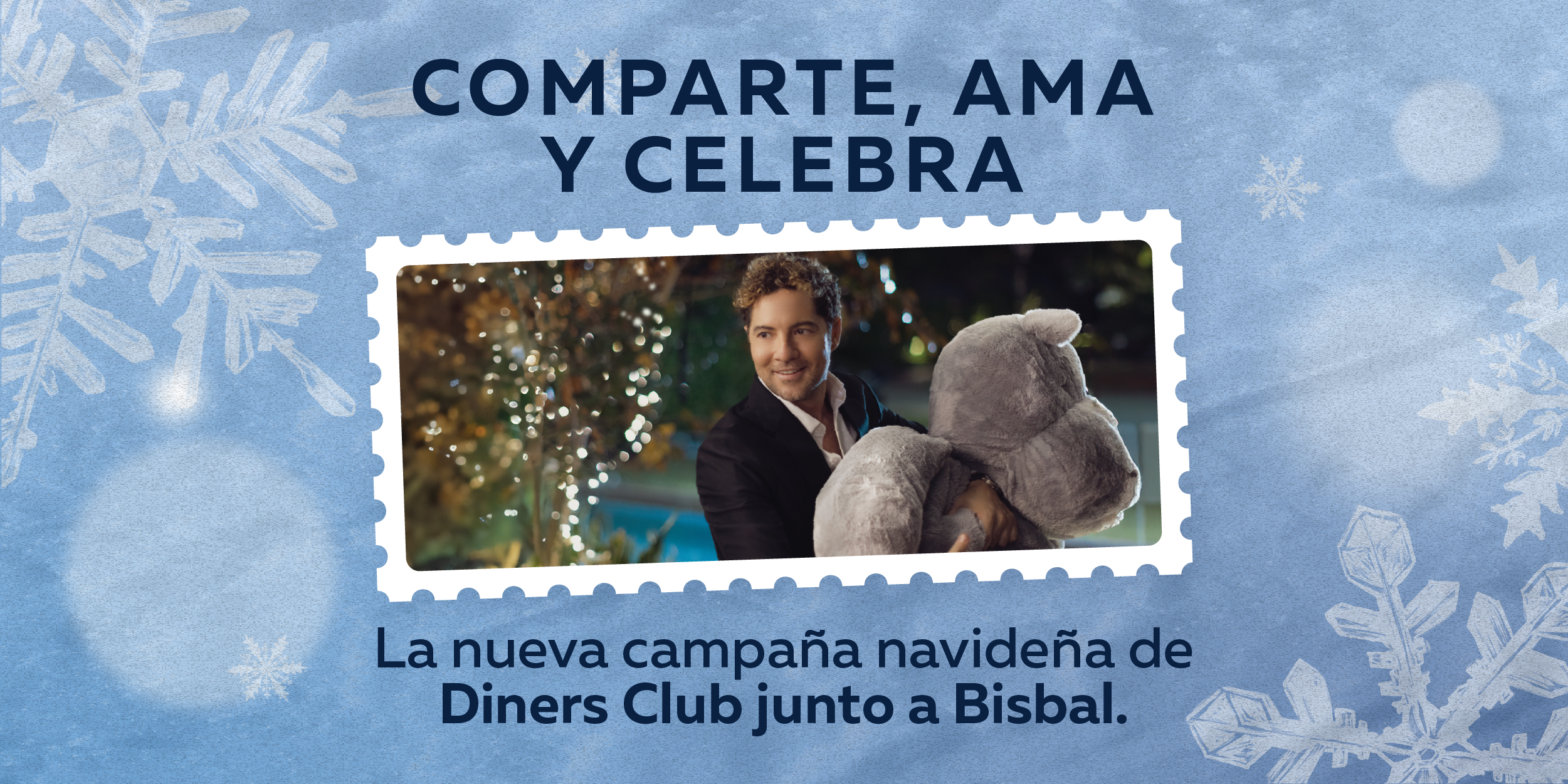  David Bisbal, la sorpresa icónica de Diners Club Ecuador para esta Navidad.